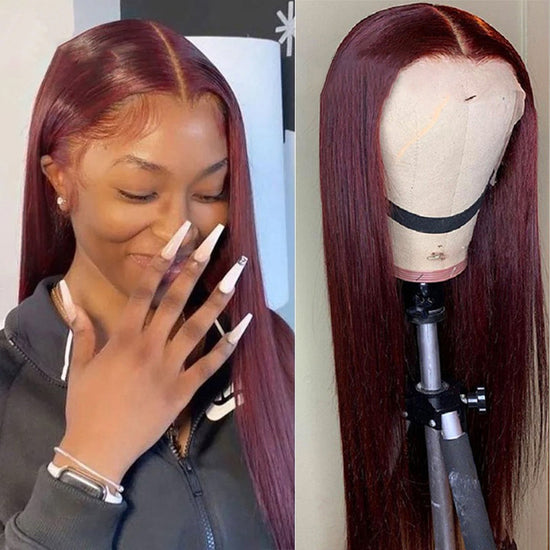 Lace Frontal Real Human Hair Wig T-part