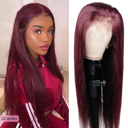 Lace Frontal Real Human Hair Wig T-part