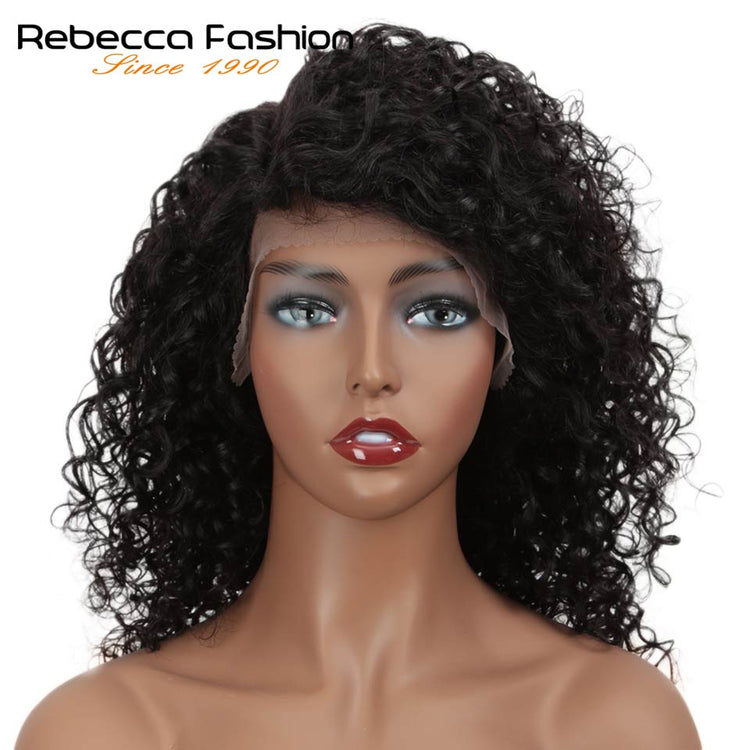 Textured: Curly Suitable Dying Colors: All Colors Material Grade: Remy Hair Length: 14 inch Lace Color: Medium Brown Jerry Curly: DG WH LACE ALL F CURL M Human Hair Type: Brazilian Hair Cap Size:  