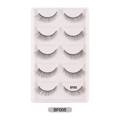 5 Pairs False Eyelashes