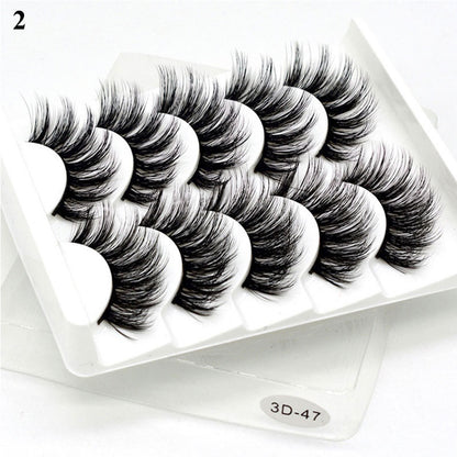 5 Pairs False Eyelashes