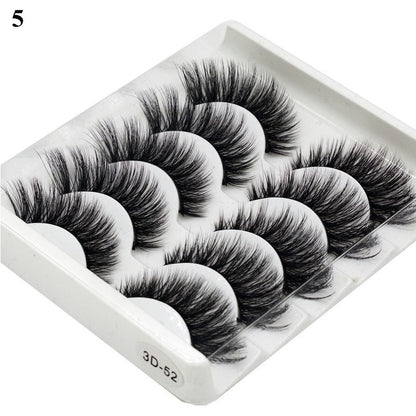 5 Pairs False Eyelashes