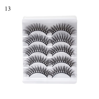 5 Pairs False Eyelashes