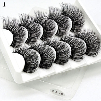 5 Pairs False Eyelashes