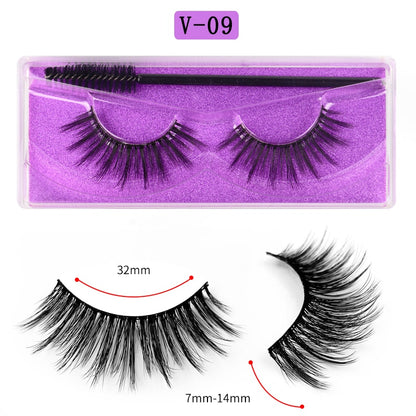 5 Pairs False Eyelashes