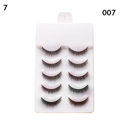 5 Pairs False Eyelashes