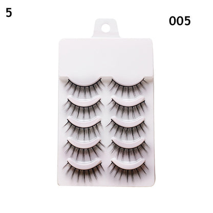 5 Pairs False Eyelashes